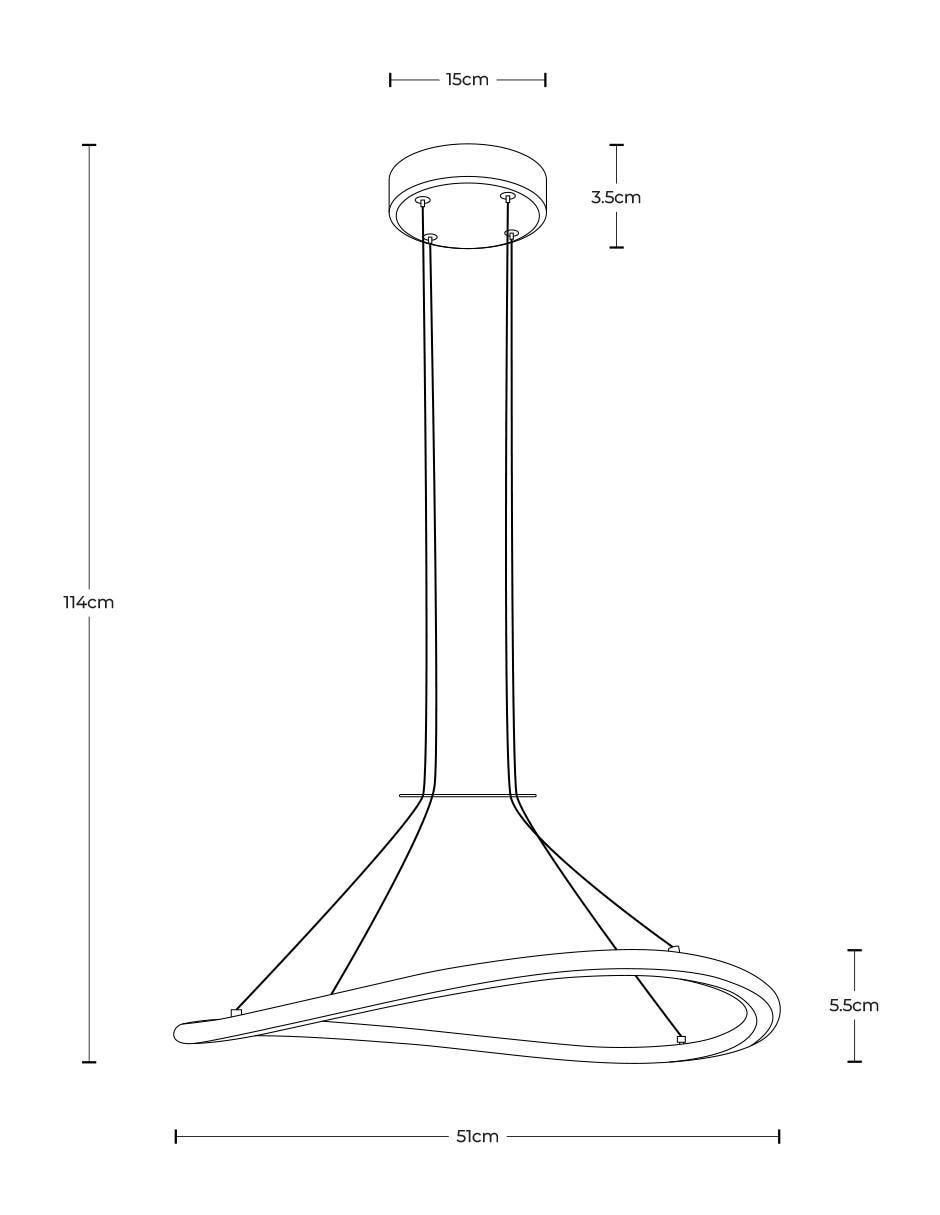Lámpara colgante LED 5