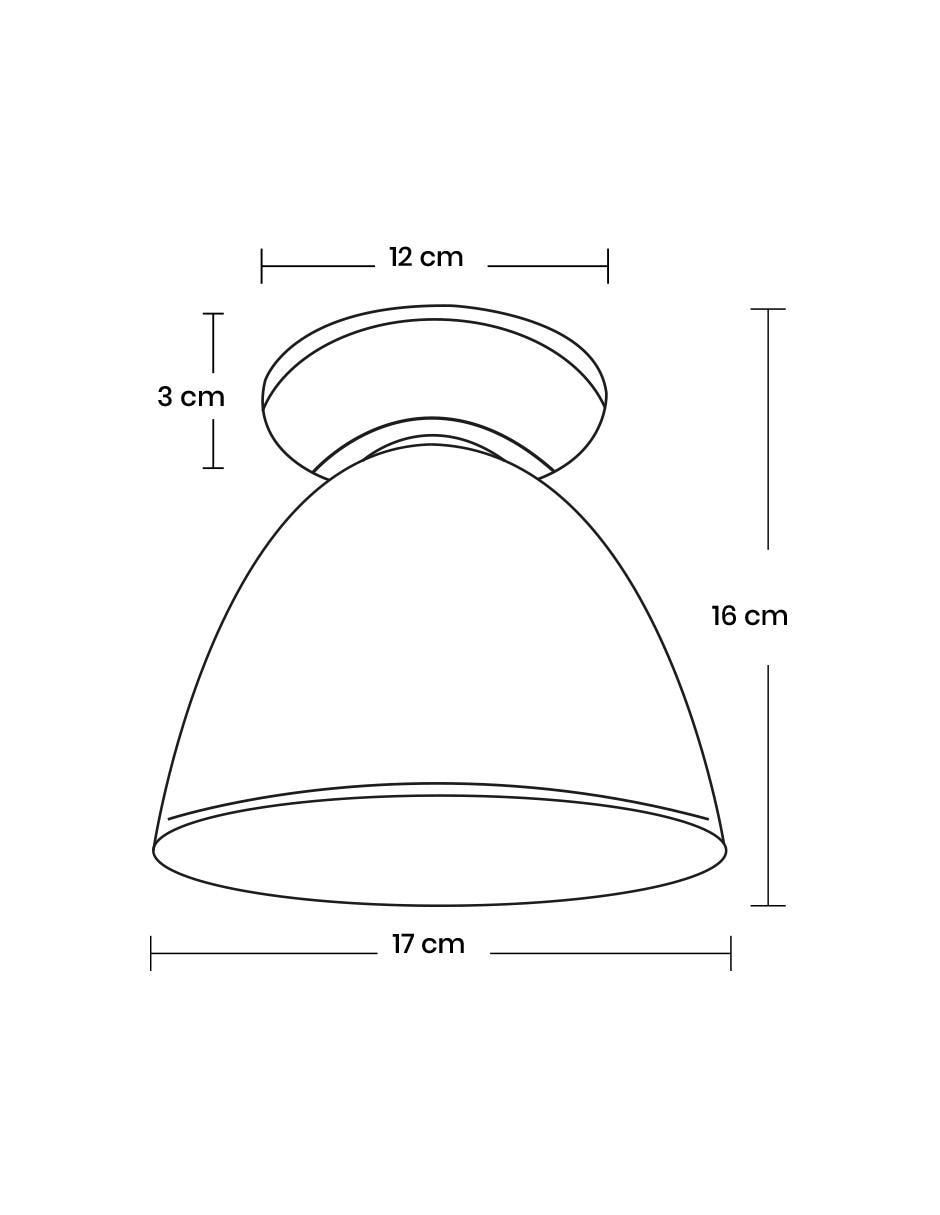 Lámpara de techo Incandescente y LED 7