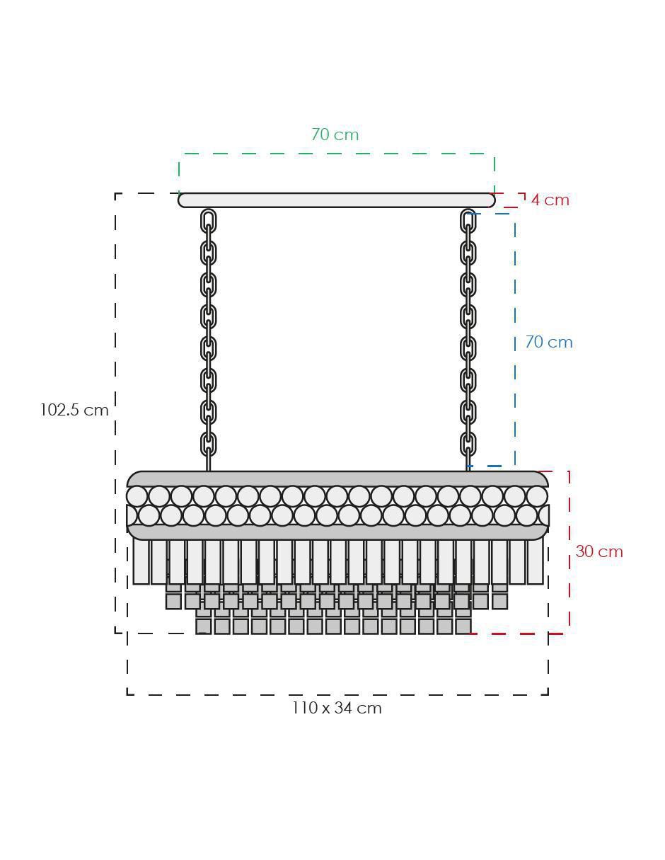 Lámpara colgante LED Class 5