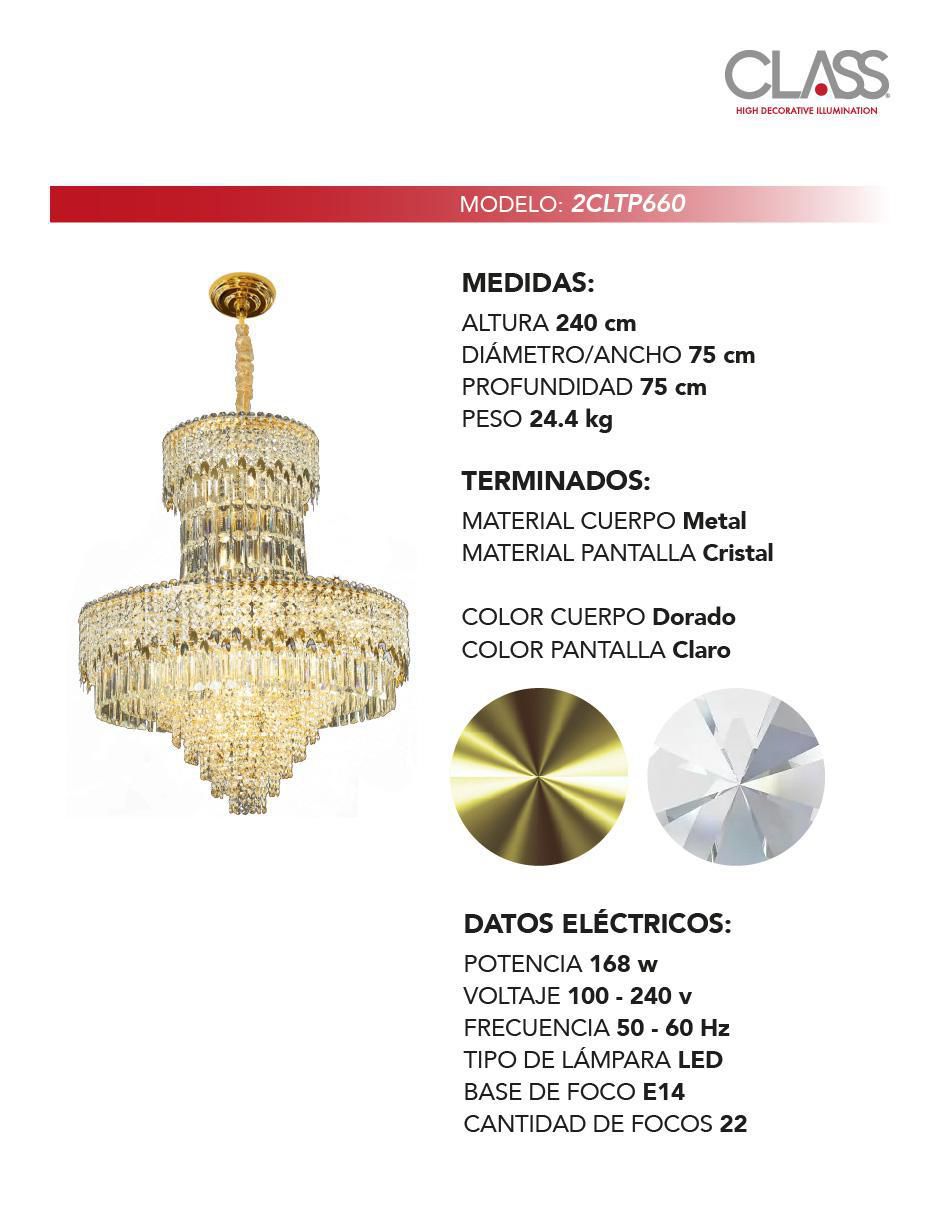 Lámpara colgante LED Class 2