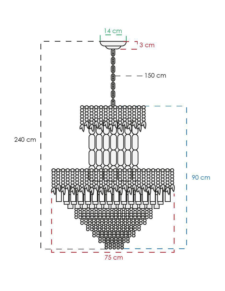 Lámpara colgante LED Class 5