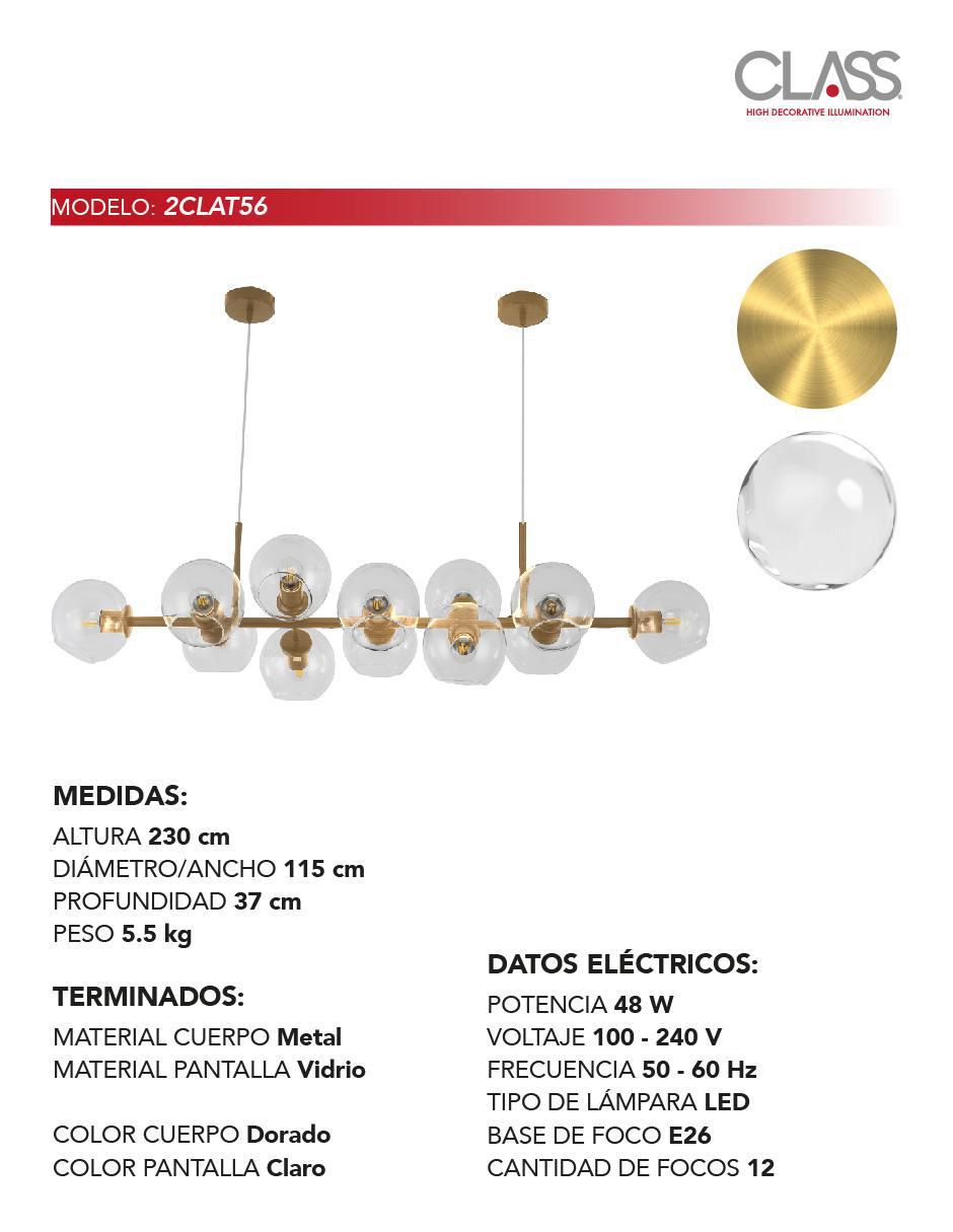 Lámpara colgante LED Class 2