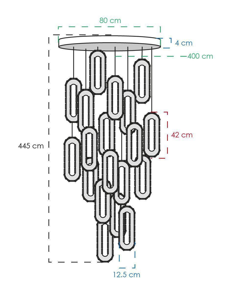 Lámpara colgante LED Class 5
