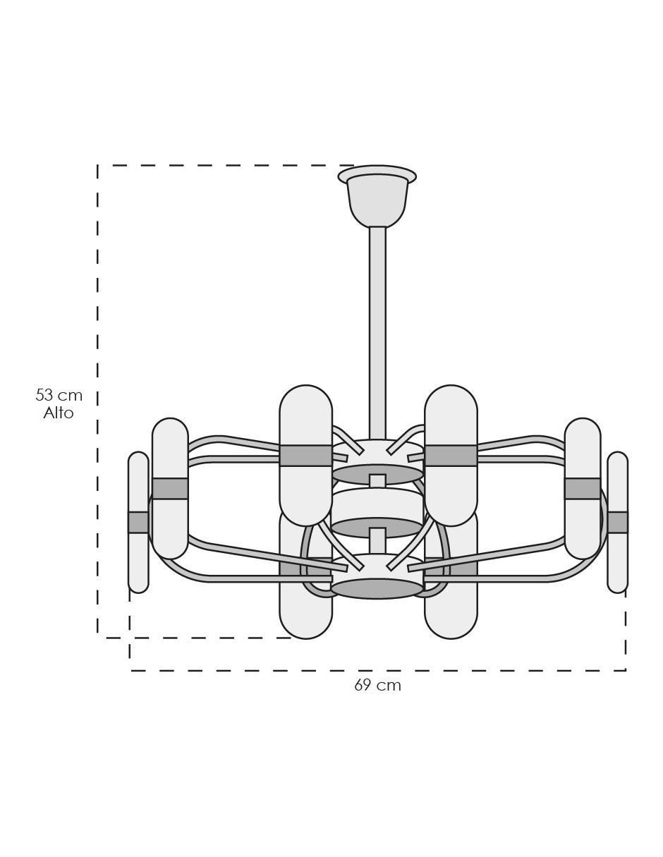 Lámpara colgante LED 5