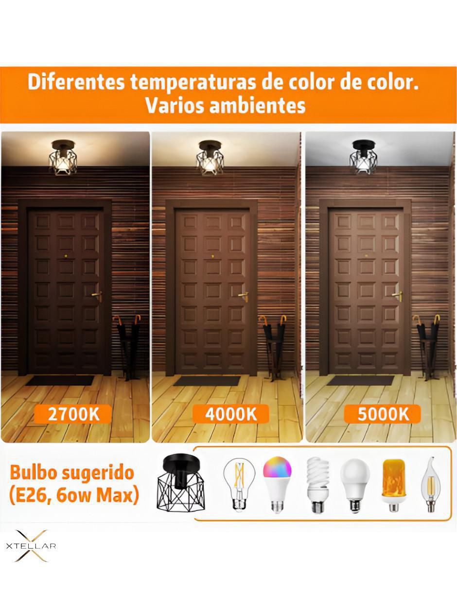 Lámpara colgante Incandescente 3 piezas 2