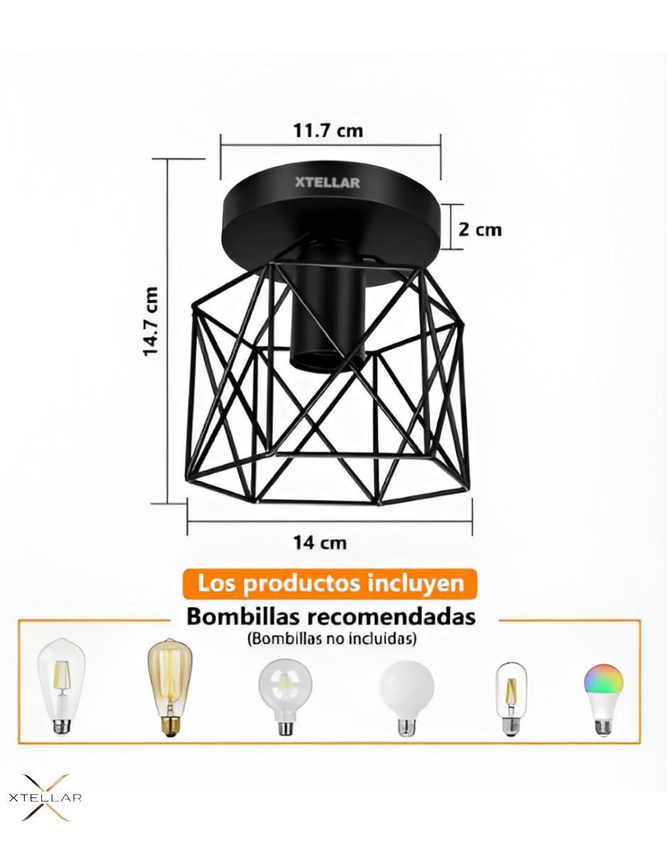 Lámpara colgante Incandescente 3 piezas 4