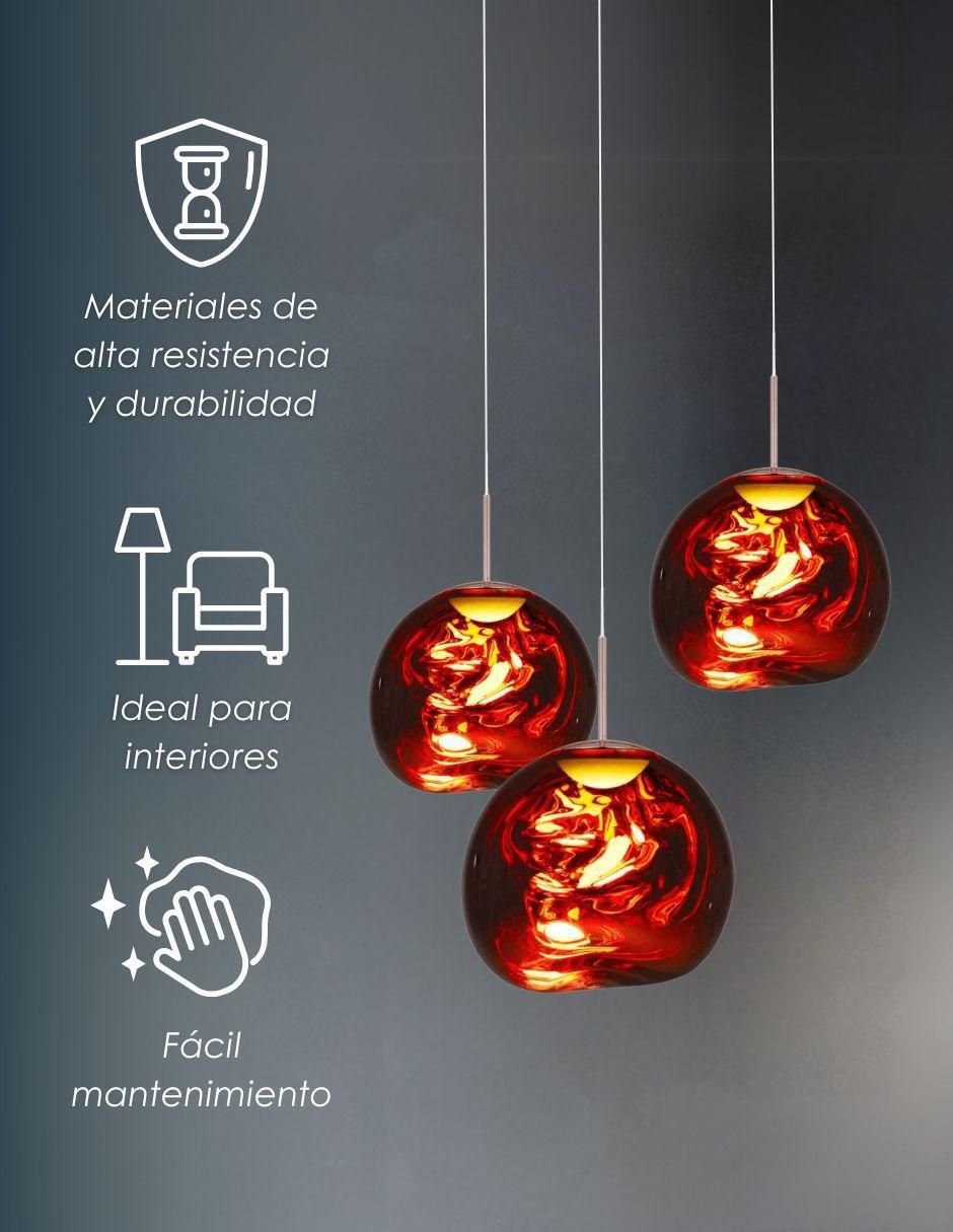 Lámpara colgante incandescente y LED Ilios Innova Lava