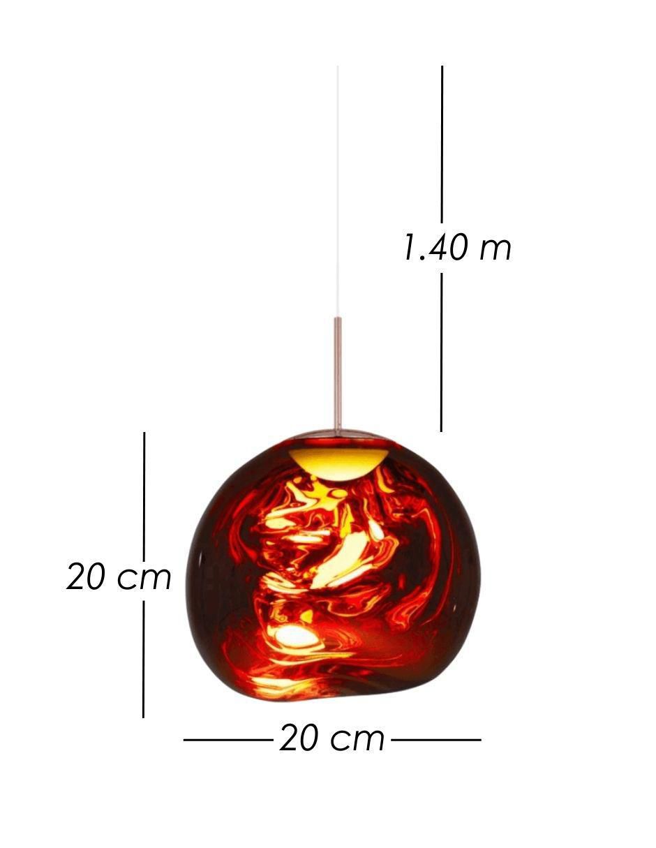 Lámpara colgante incandescente y LED Ilios Innova Lava
