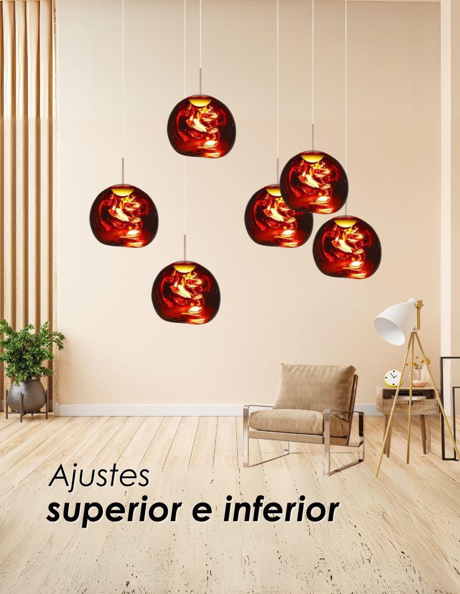 Lámpara colgante incandescente y LED Ilios Innova Lava