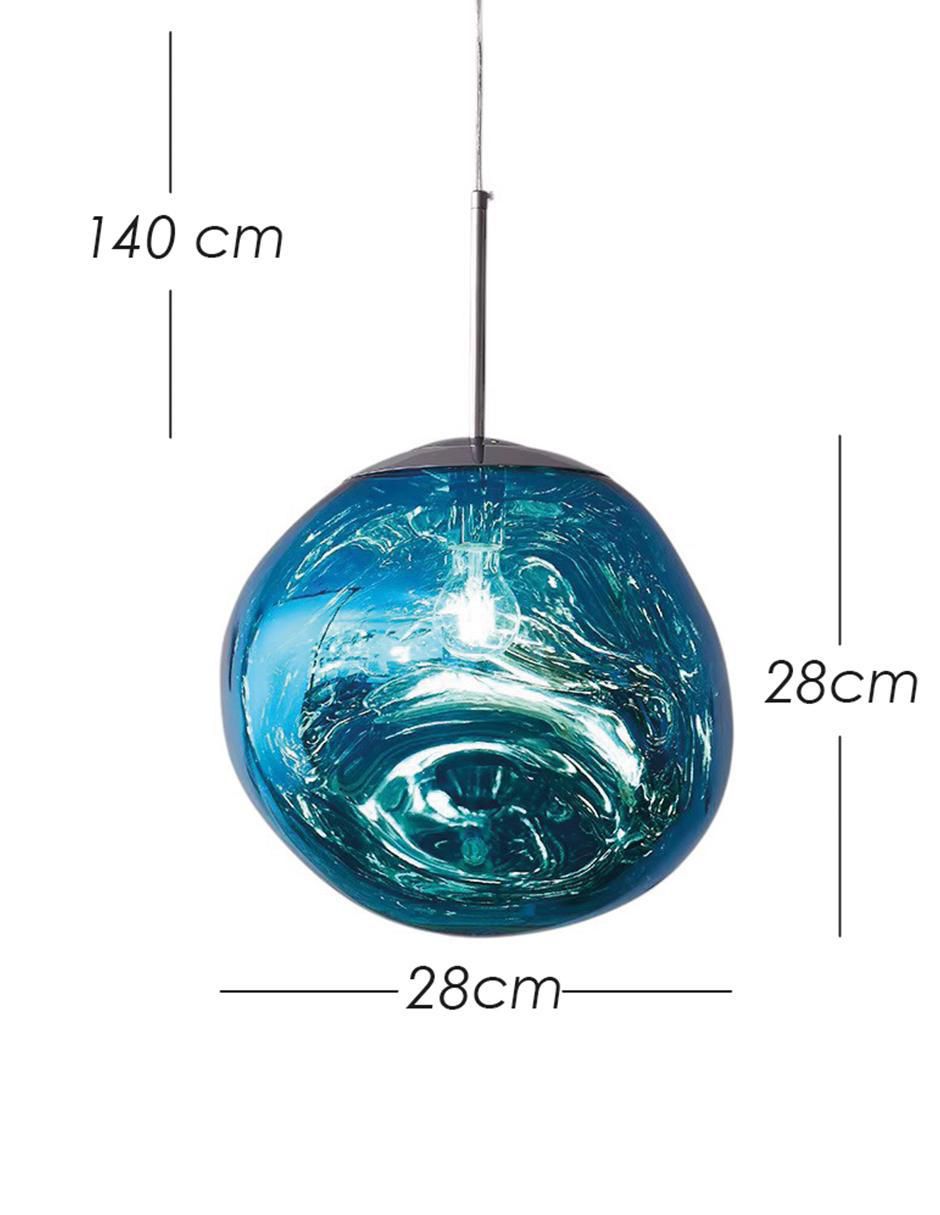 Lámpara colgante incandescente y LED Lava 28 8
