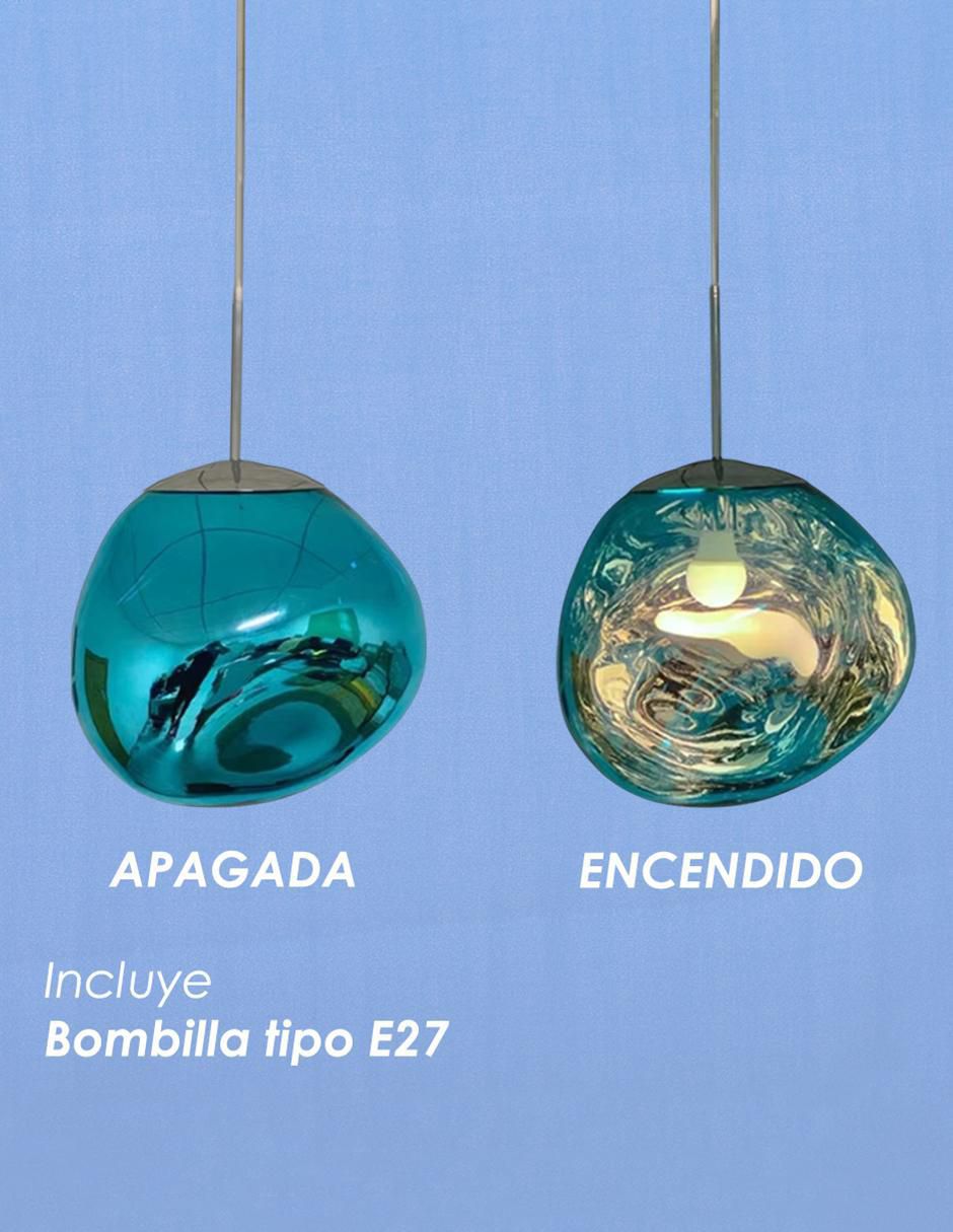 Lámpara colgante incandescente y LED Lava 28 7