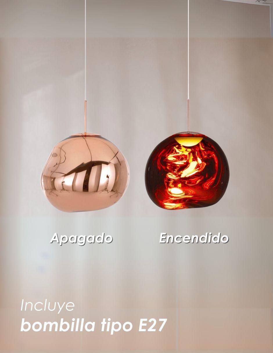 Lámpara colgante incandescente y LED Ilios Innova lava 28