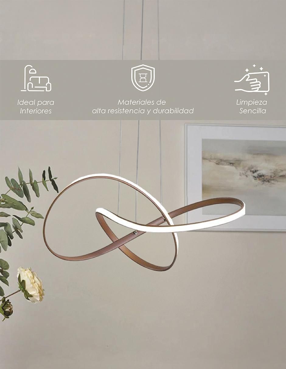 Lámpara colgante LED Curva 3