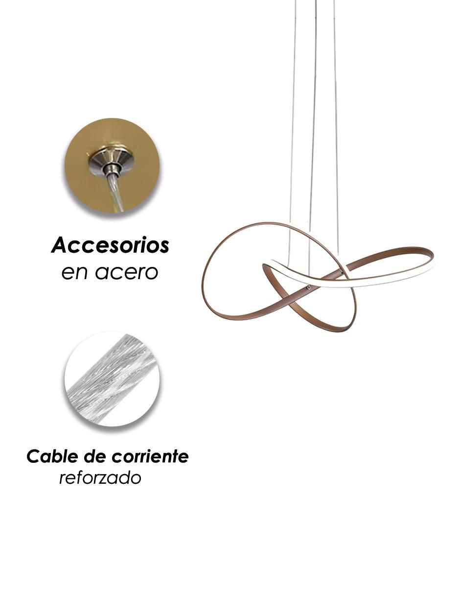 Lámpara colgante LED Curva 7