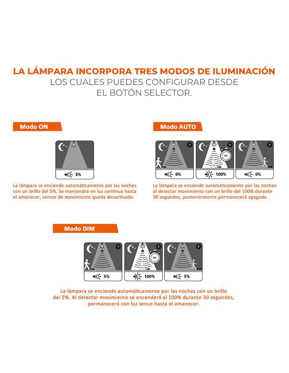 Arbotante LED Iliako 7