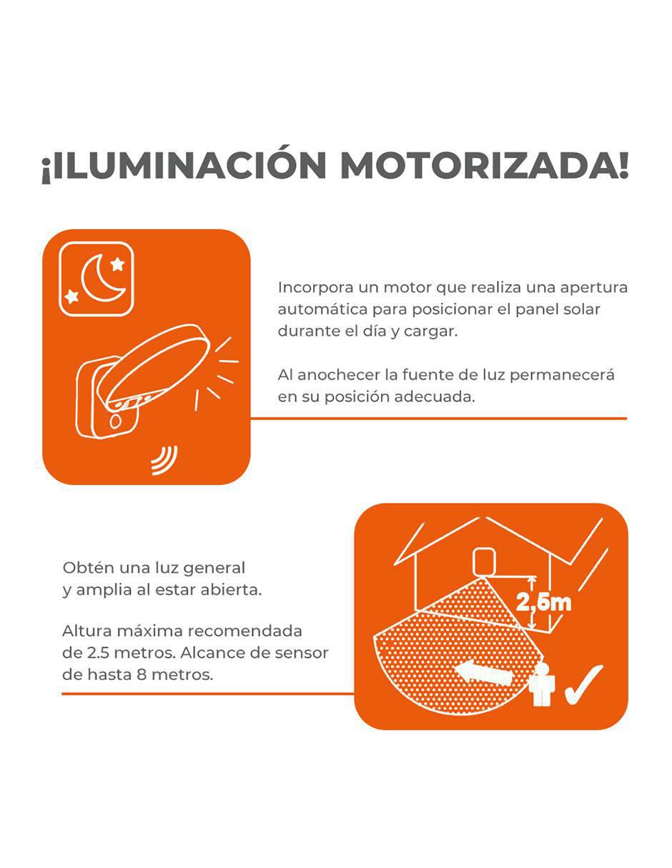 Arbotante LED Iliako 8