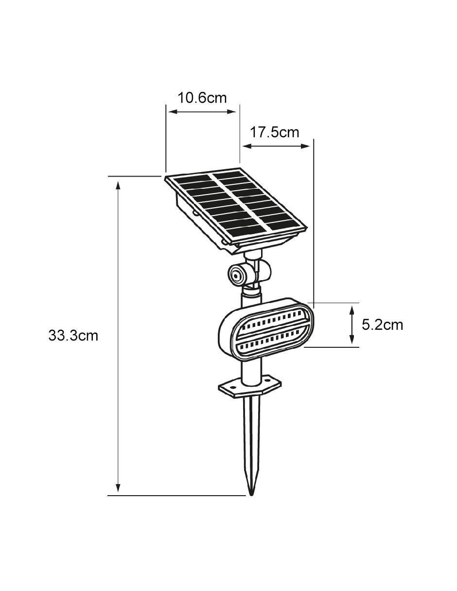 Lámpara solar LED Zolbene III 7