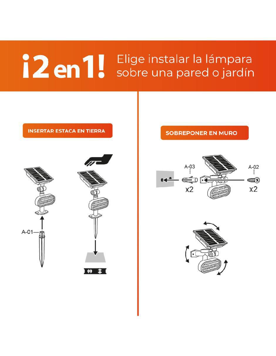 Lámpara solar LED Zolbene III 6
