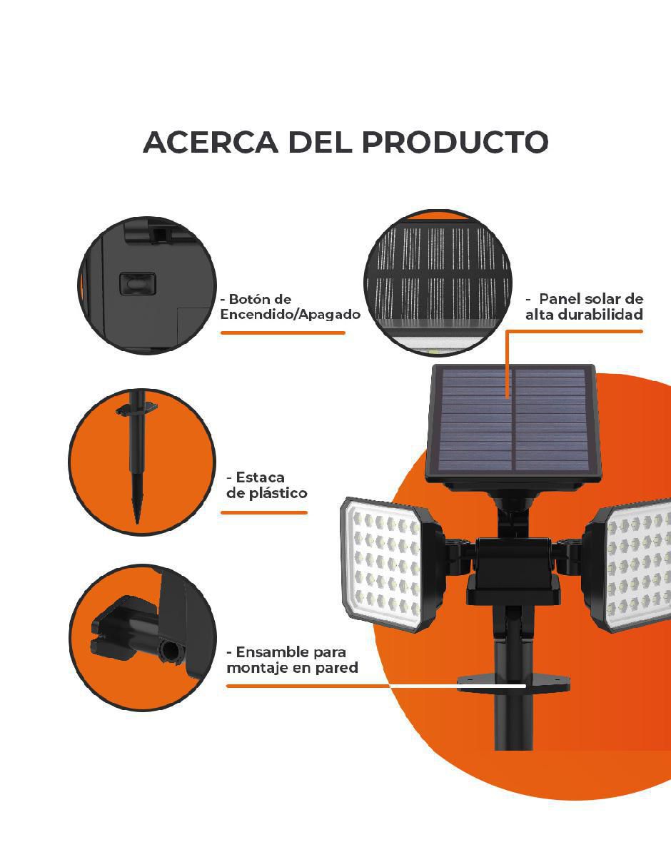 Lámpara solar LED Zolbene II 5