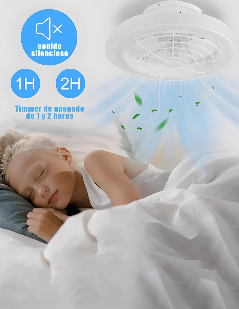 Ventilador de techo con control remoto 4 velocidades 4
