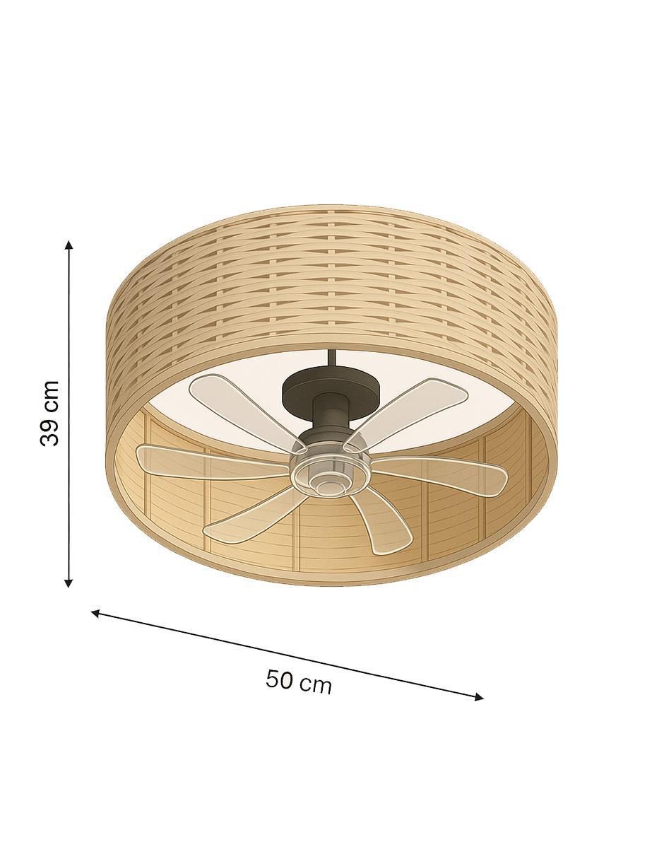 Ventilador de techo con control remoto 6 velocidades 5