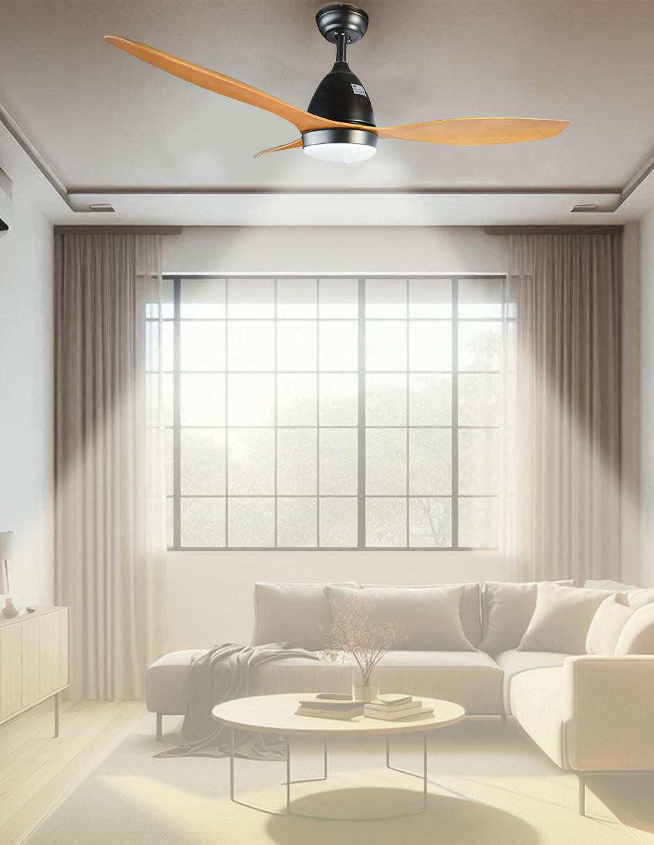 Ventilador de techo con control remoto 4 velocidades 5