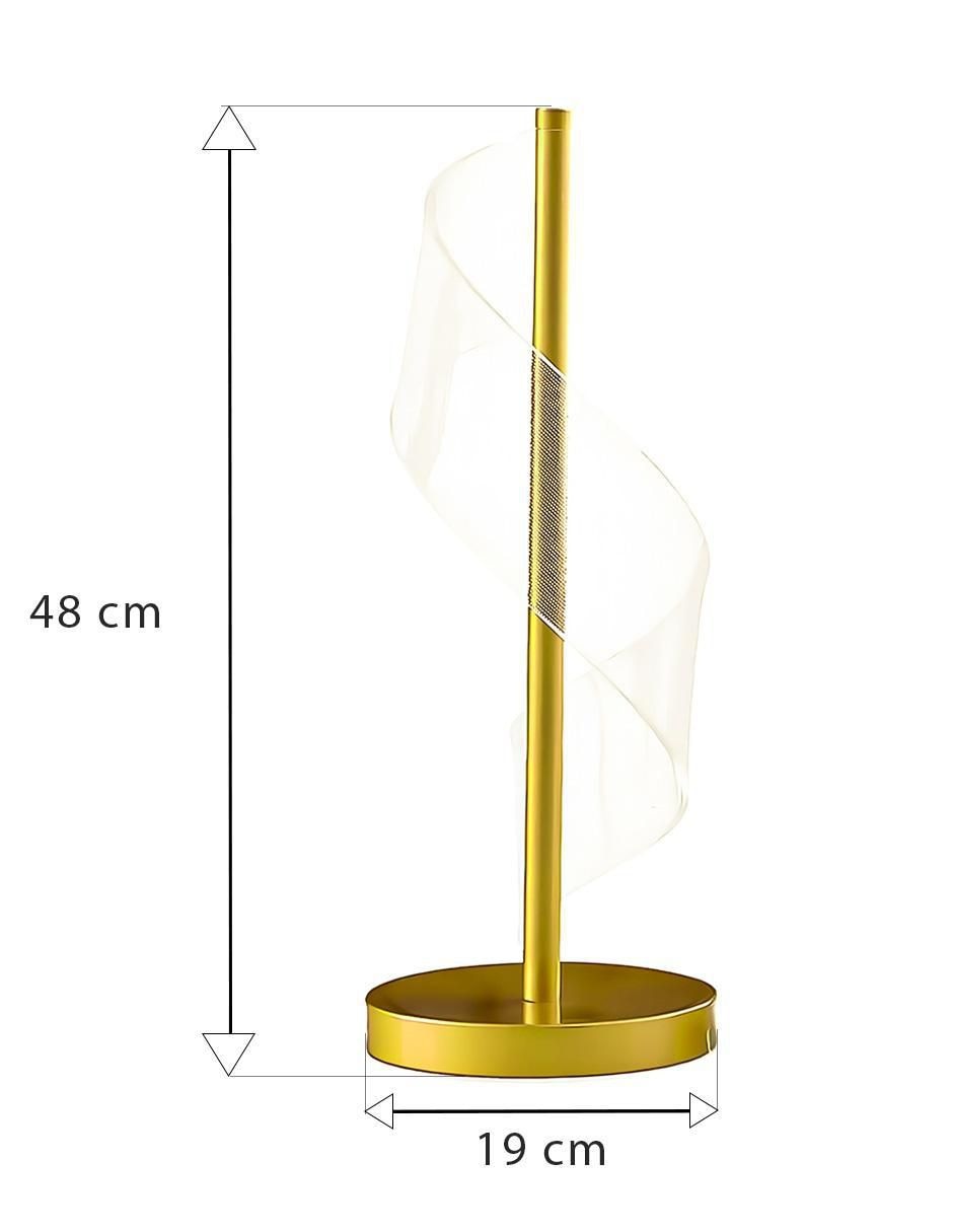 Lámpara de mesa LED espiral 7