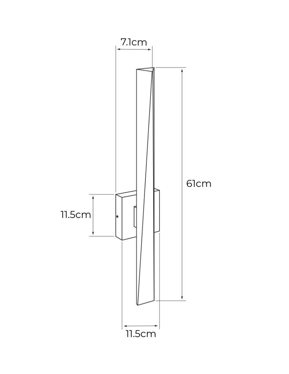 Arbotante LED Ainara 5