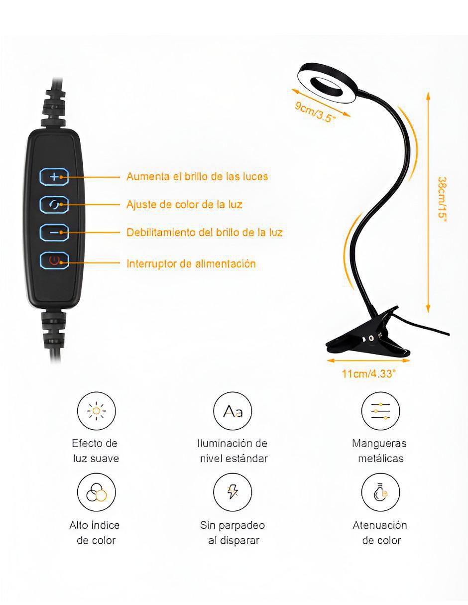 Lámpara de escritorio LED Xtllar948 5