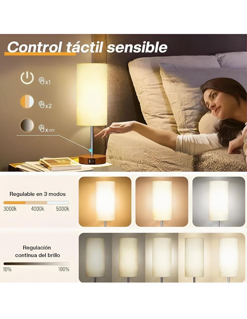 Lámpara de mesa LED 2