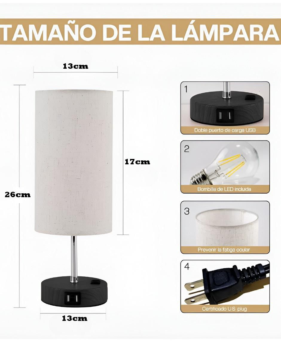 Lámpara de mesa LED 4
