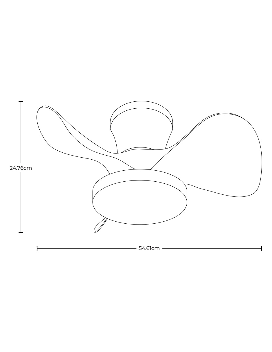 Ventilador de techo control remoto 6 velocidades 2