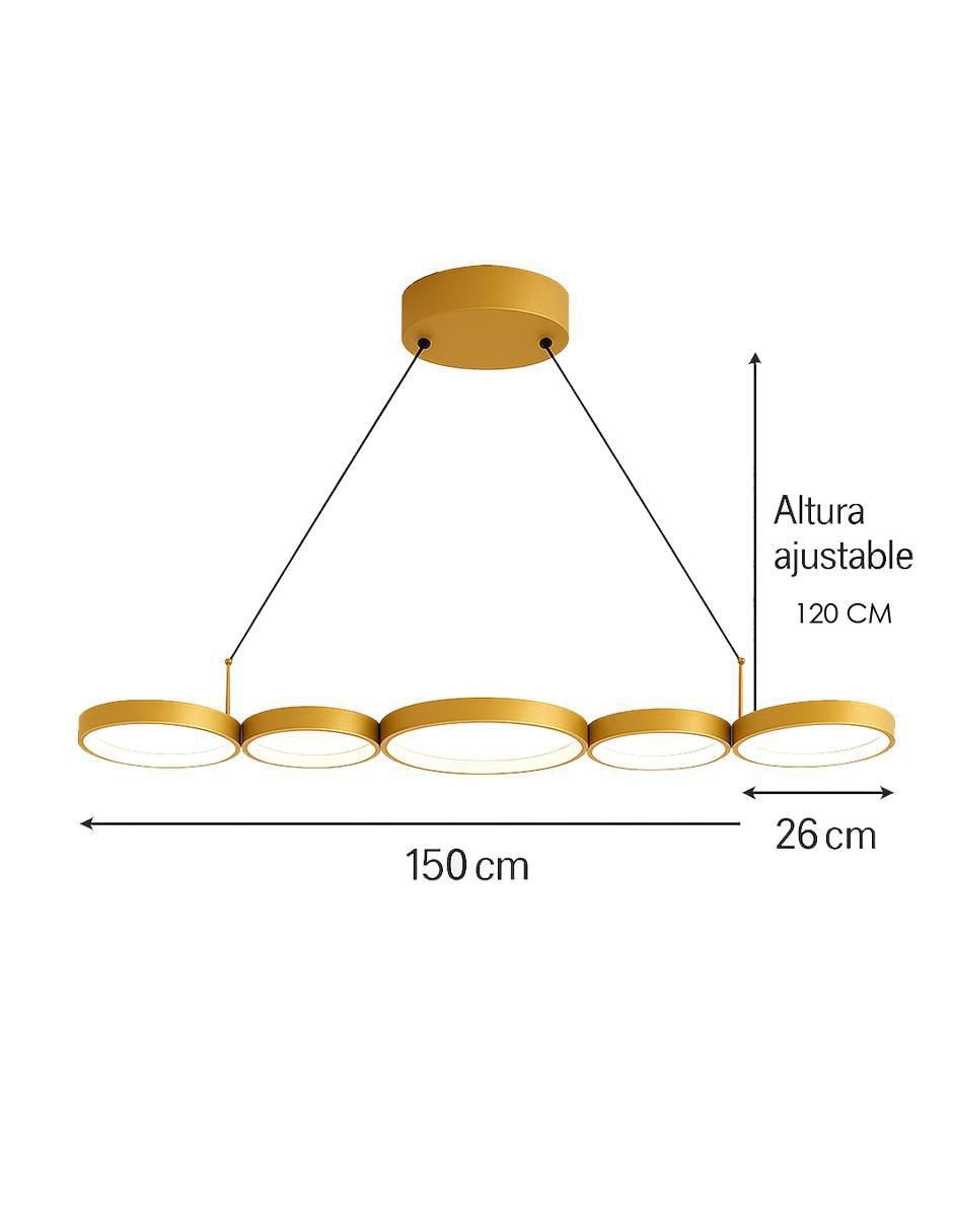 Lámpara colgante led Premium 9