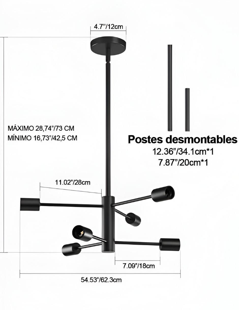Lámpara de techo LED Xtllar 1 pieza 5