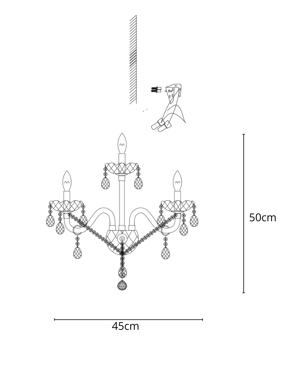 Árbotante incandescente y led 4