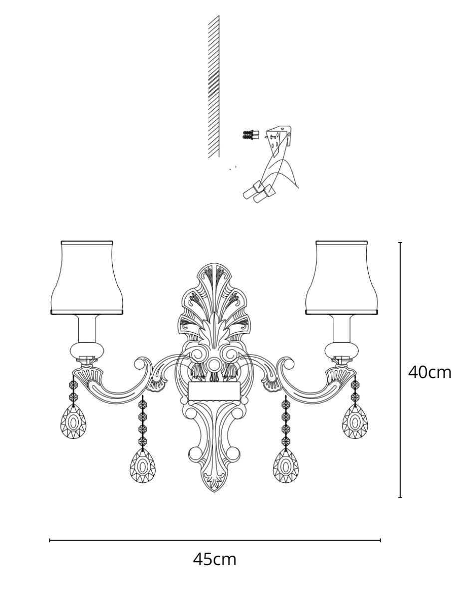 Árbotante incandescente y led 4