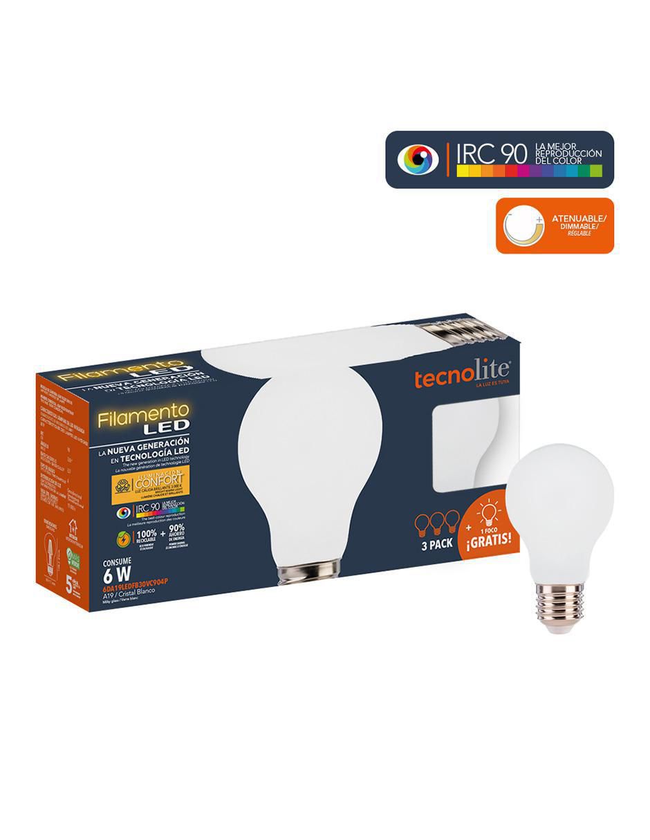Foco LED 6 W de consumo 60 W de iluminación 720 lm lúmenes 2