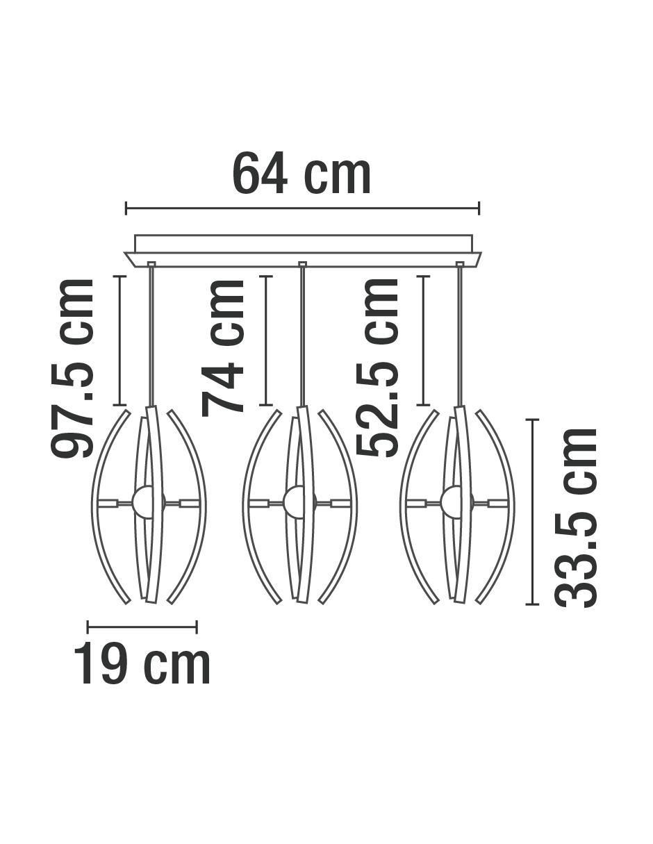 Lámpara colgante LED 5
