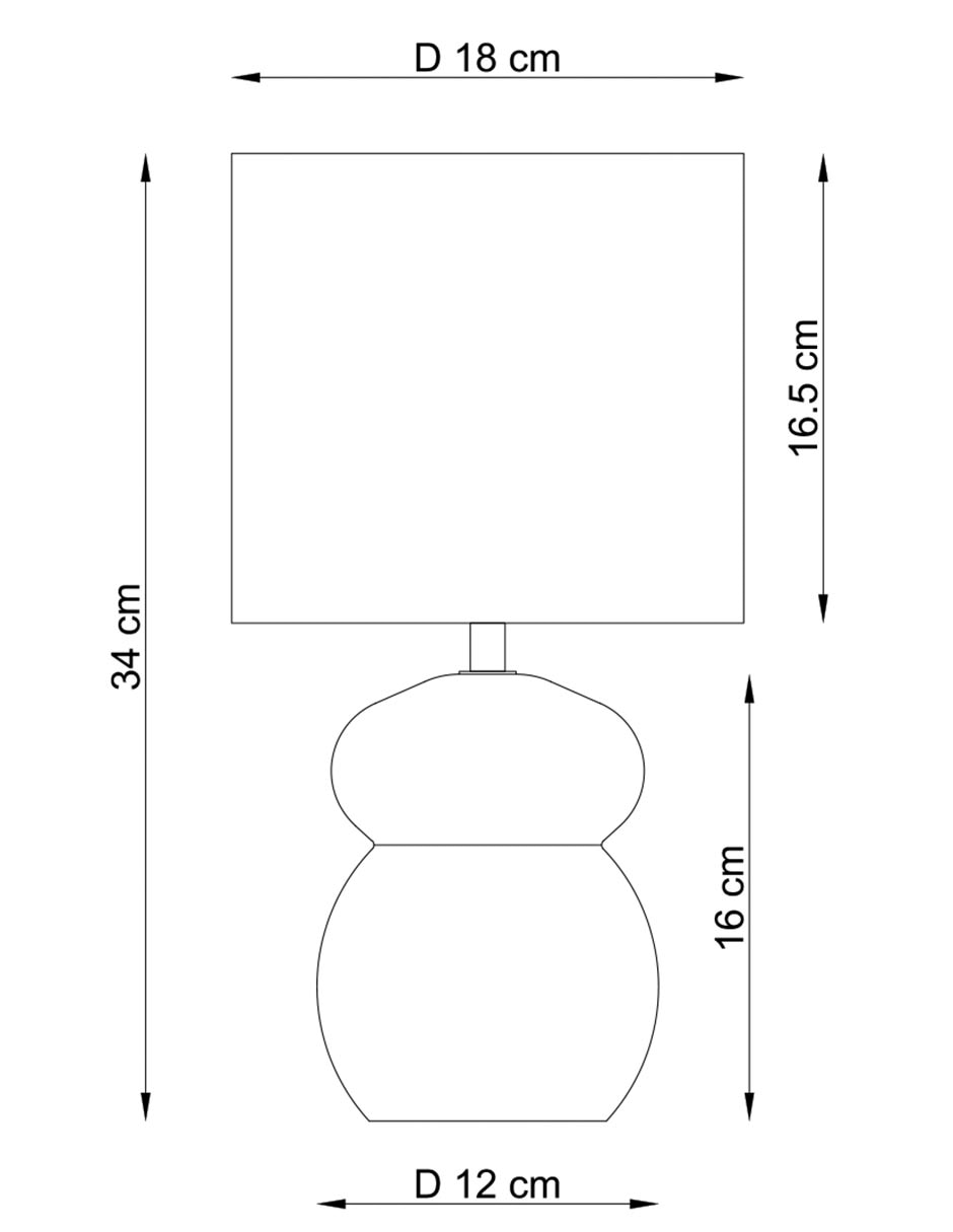 Lampara mesa led Belly 7