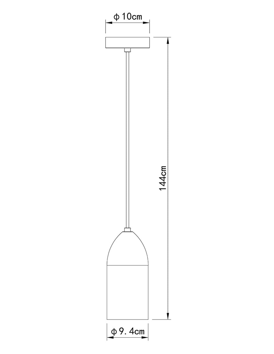 Lampara colgante LED Rotleu 6