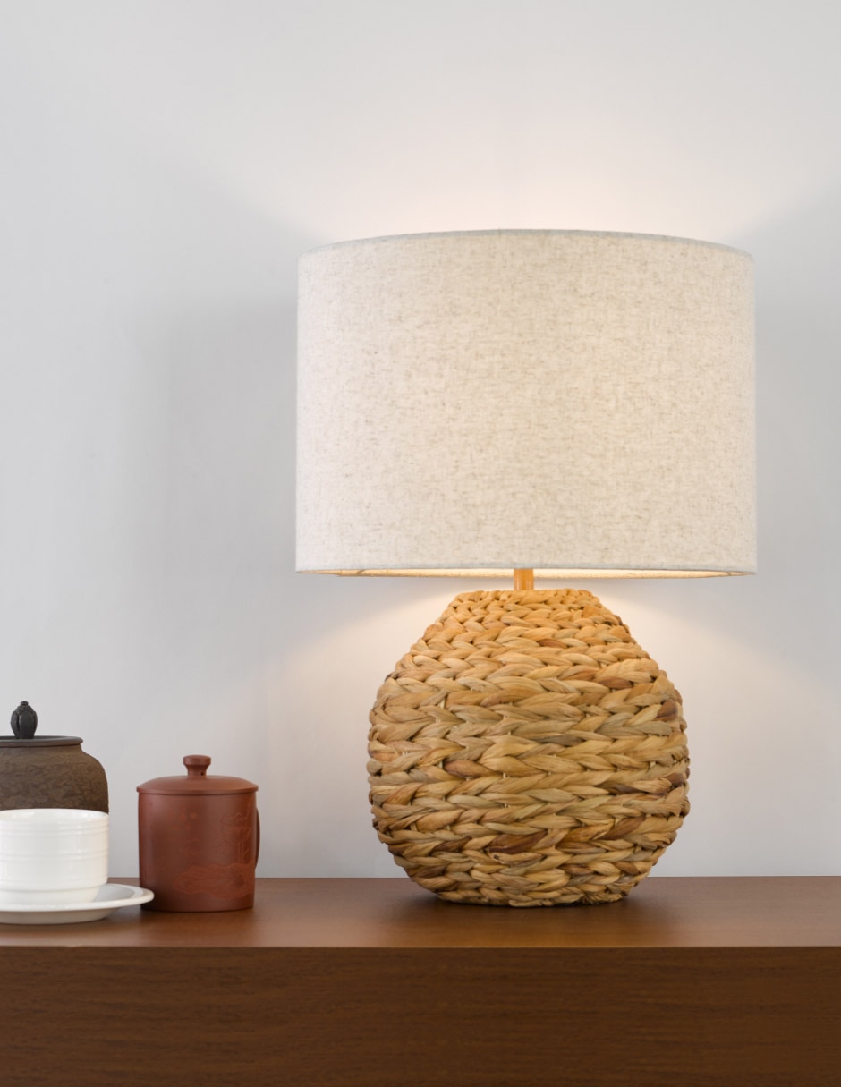 Lampara mesa blanca Palha 5