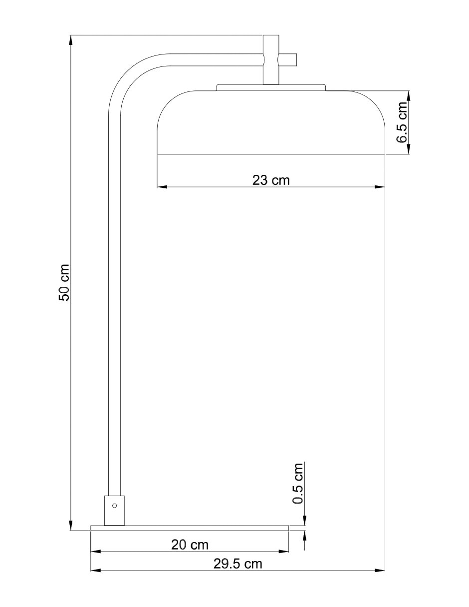 Lampara mesa led Gloine 5