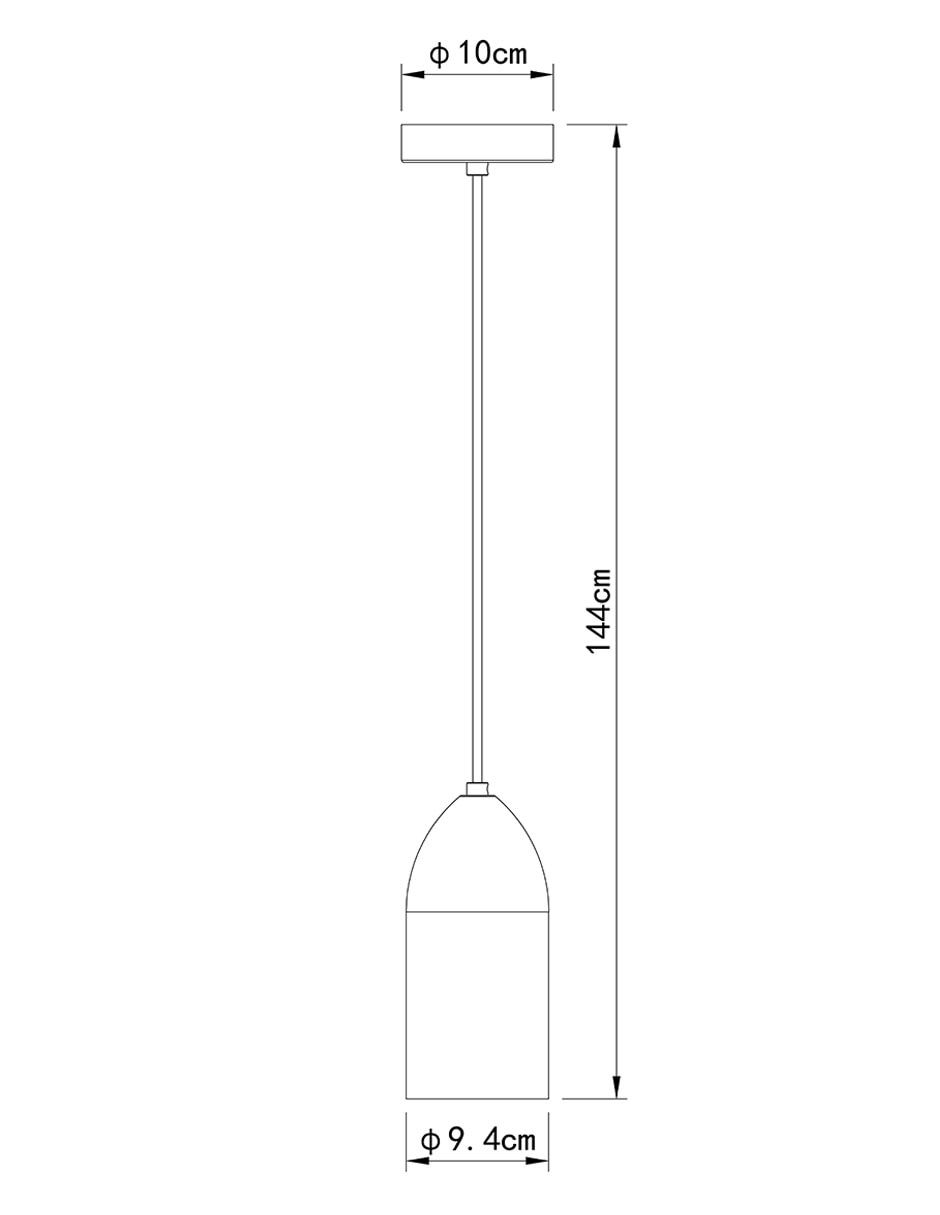 Lampara colgante LED Rotleu 6