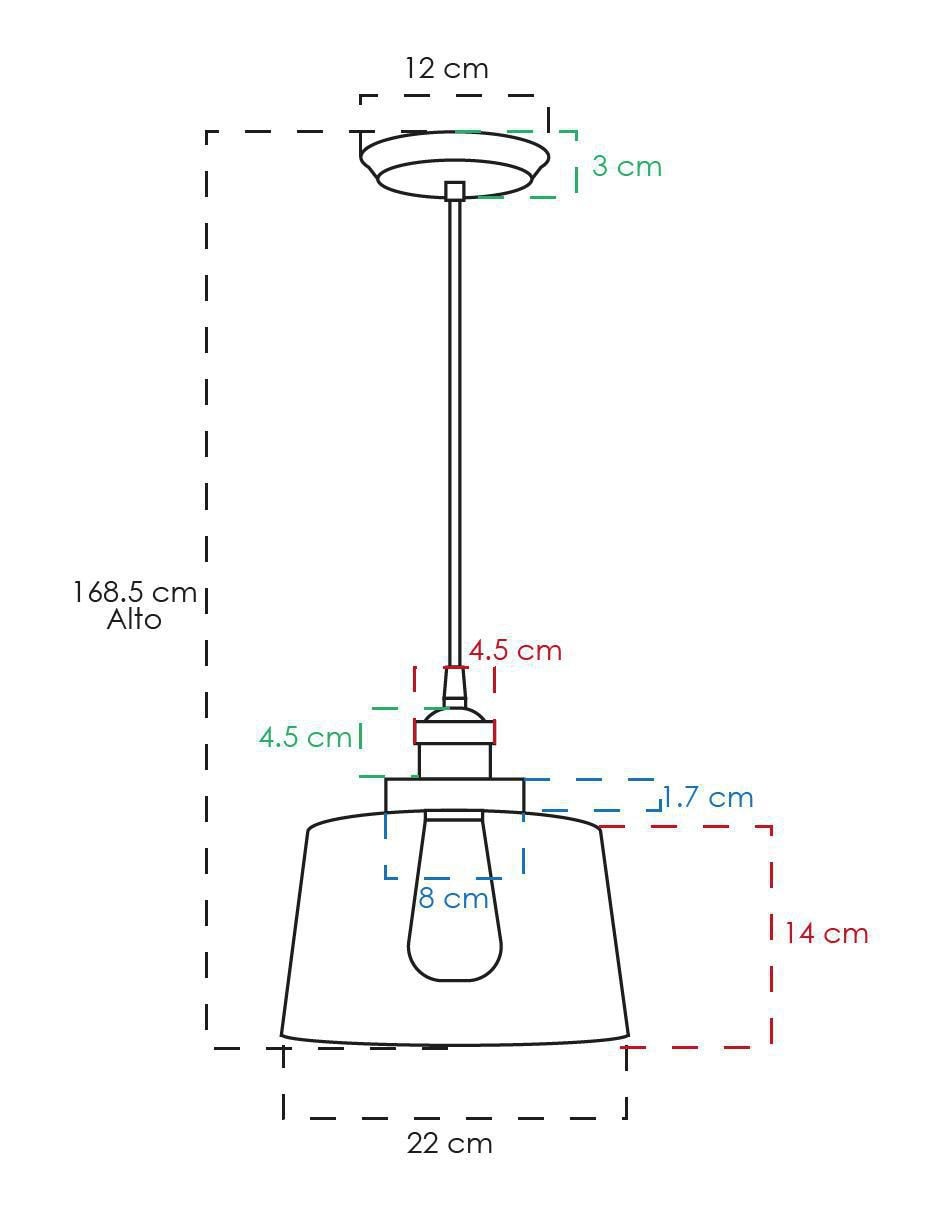 Lámpara colgante LED Class 5