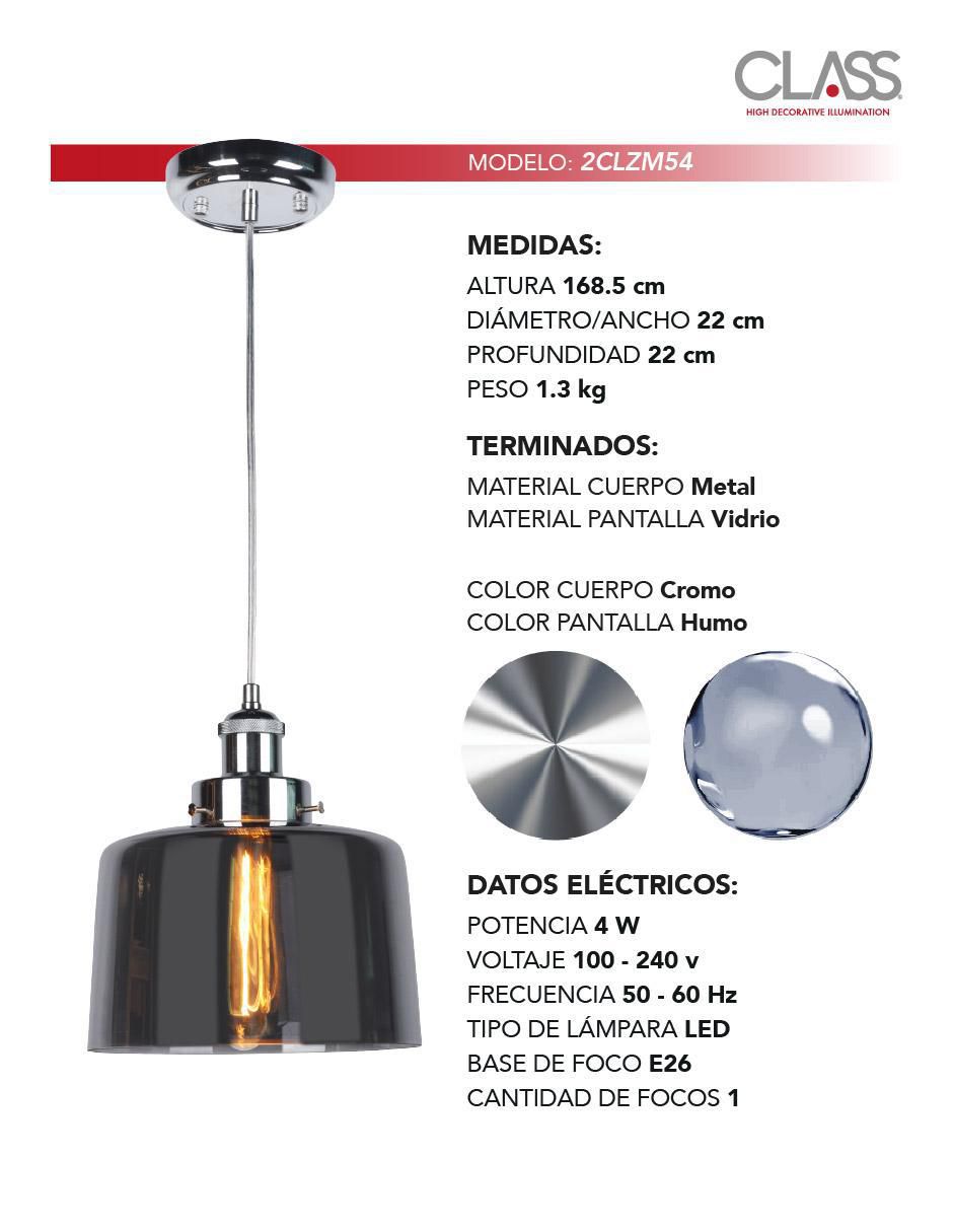 Lámpara colgante LED Class 4