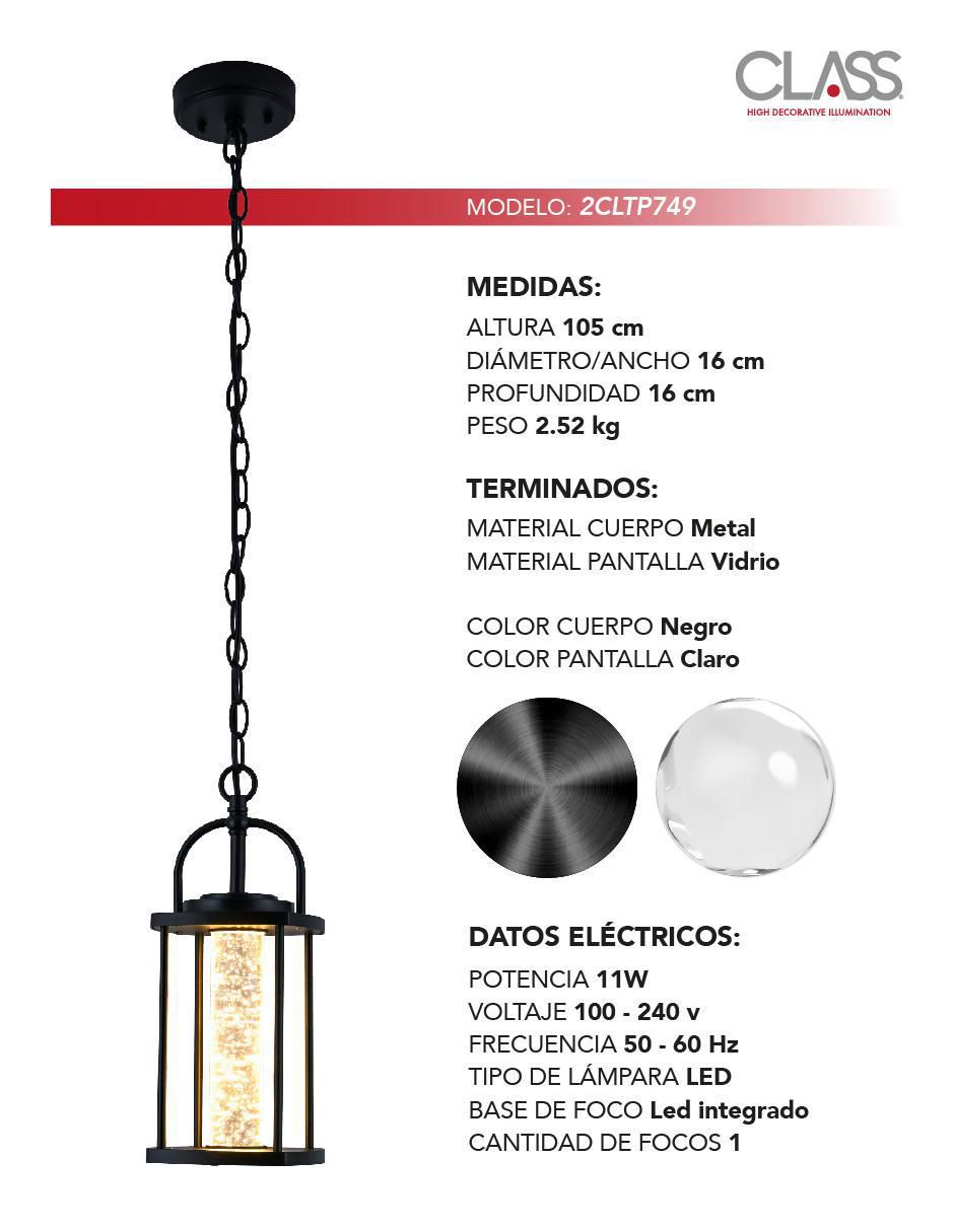 Lámpara colgante LED Class 4