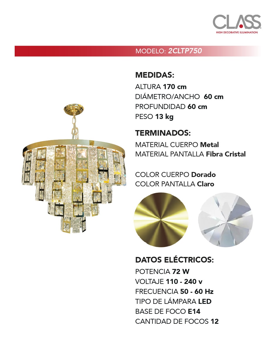 Candil forma circular 4