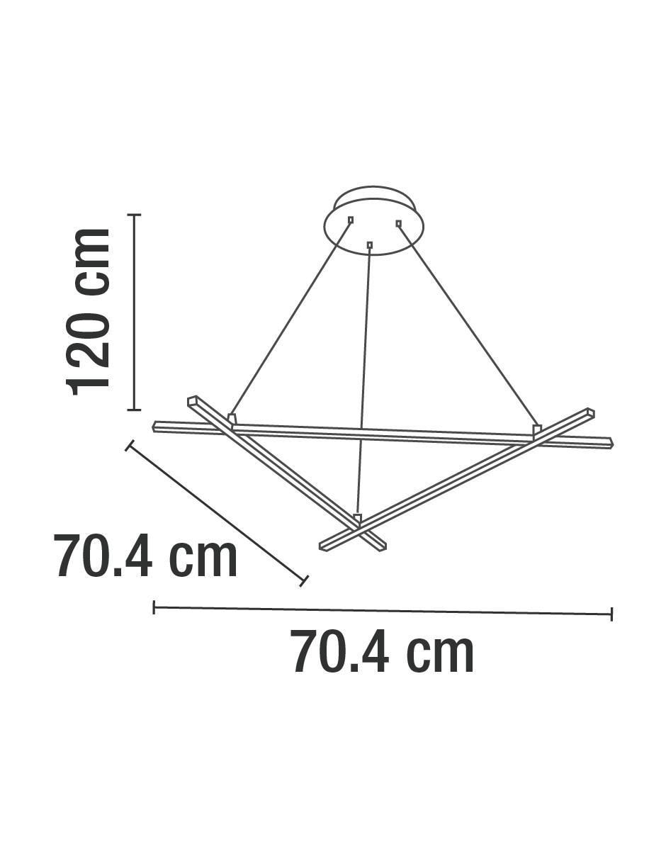 Lámpara colgante LED 4