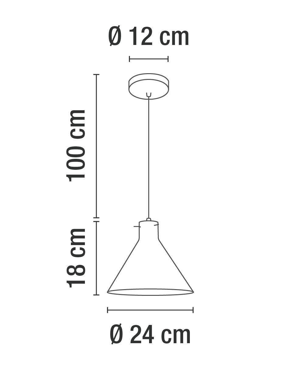 Lámpara colgante incandescente y LED 5