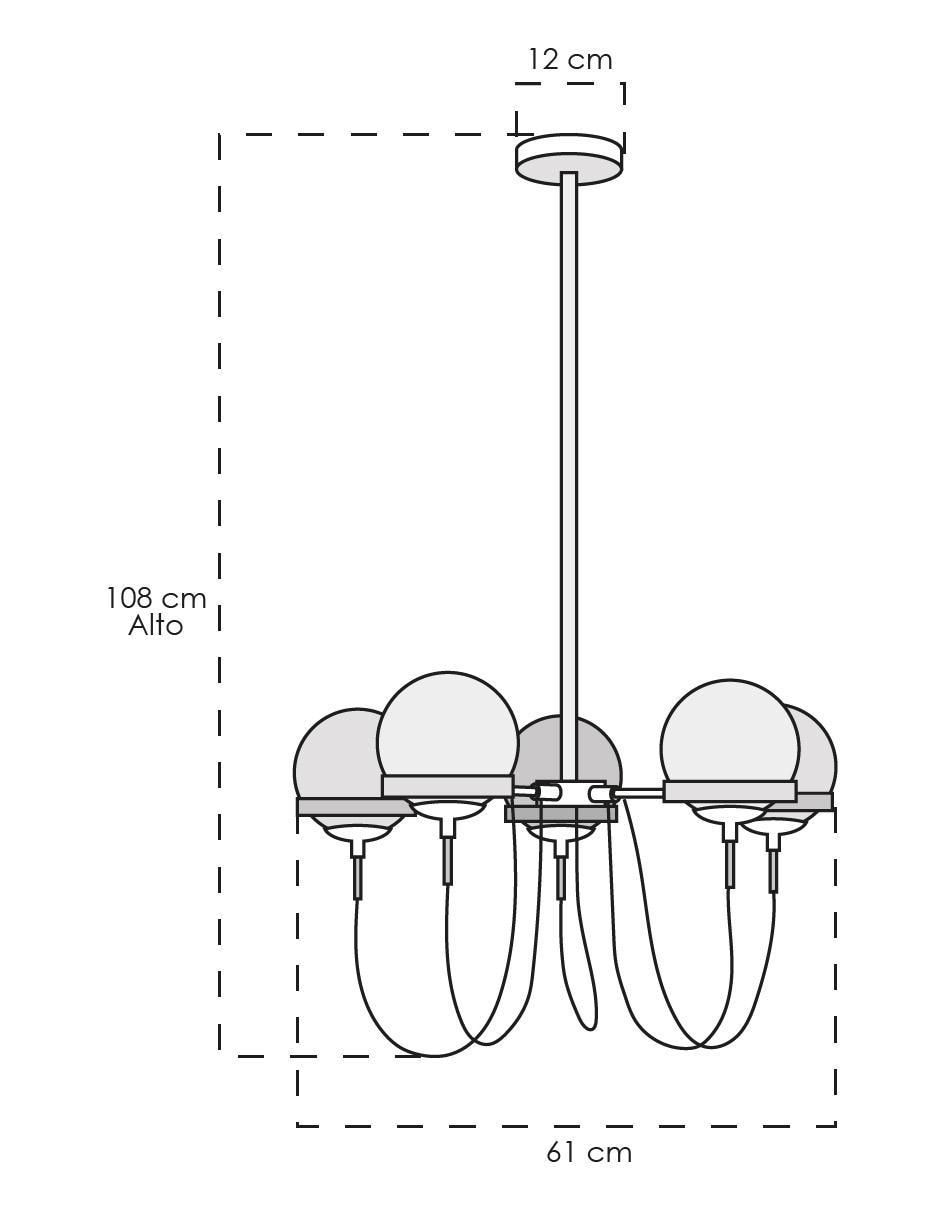 Lámpara colgante LED Class 5